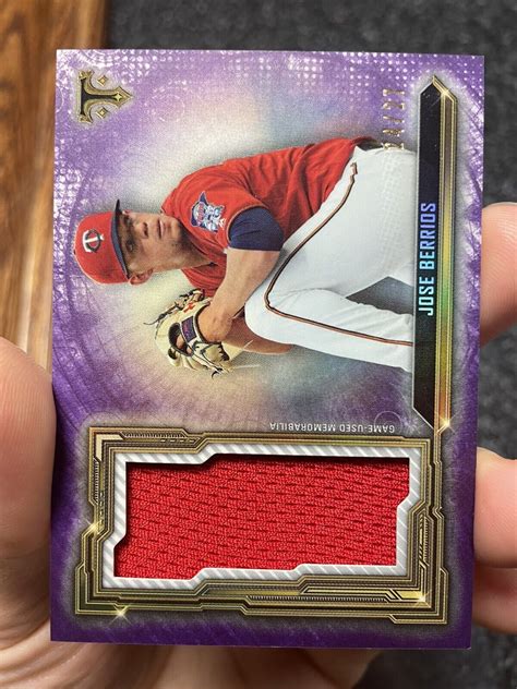 2020 Topps Triple Threads Single Jumbo Relics Amethyst SJR JBR