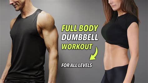 30 45 Minute Full Body Sculpting Dumbbell Workout 🔥 Youtube