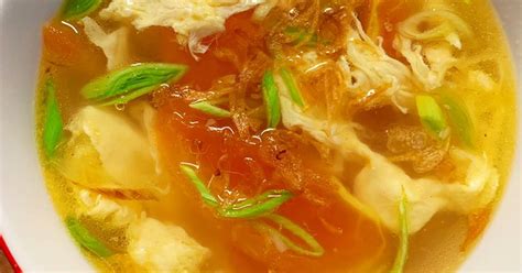 Resep Tan Hua Tang Sup Tomat Telur Oleh Simplyfood Cookpad