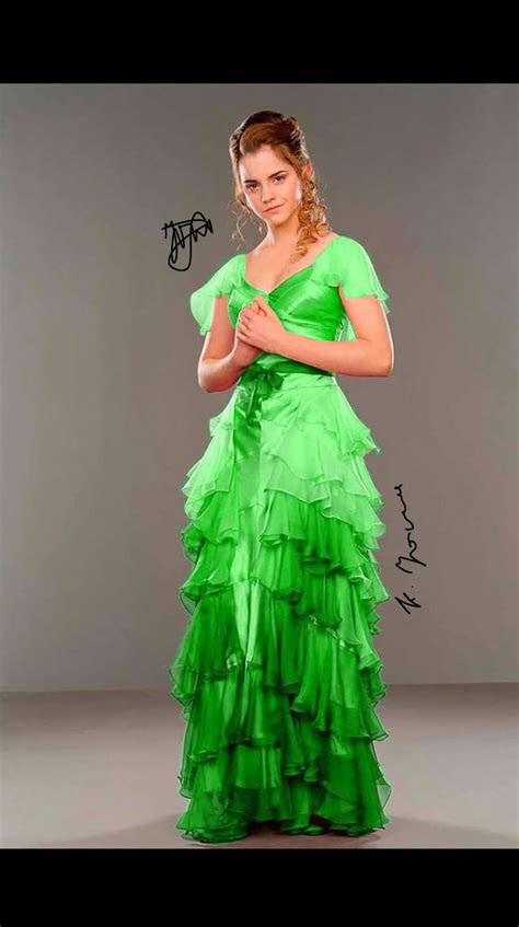 Hermione Granger Yule Ball Green Dress Yule Ball Dress Harry Potter