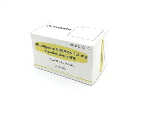 Rivastigmina Normon Efg 1 5 Mg 112 Capsulas Blister Al Pvc