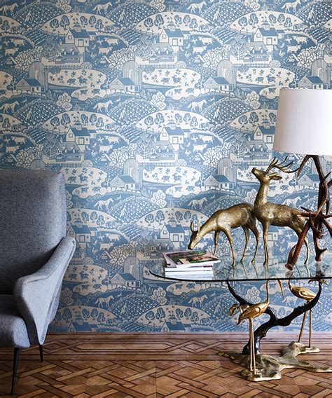 Farrow Ball Launch New Metallic Wallpaper Collection For Spring