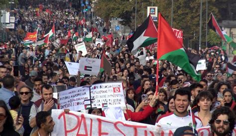 BOLOGNA In Migliaia Alla Manifestazione Per La Palestina Corteo Fino