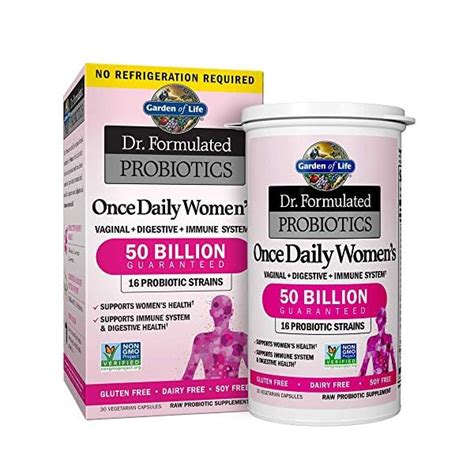 Dr. Formulated Probiotics for Women & Prebiotics, 50 Billion CFU for ...