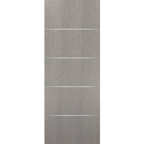 Sartodoors In X In Flush No Bore Solid Core Grey Ash