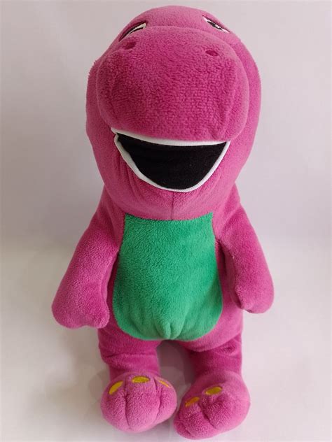 Boneco de Pelúcia Barney 30cm Multibrink Usado Pelúcia