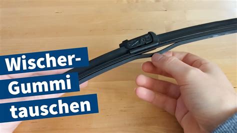 Scheibenwischer Gummi Wechseln Wischerblatt Austauschen Tutorial