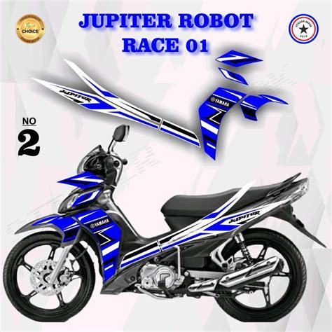 Jual Sticker Striping List Decal Motor Jupiter Robot Variasi Race 01 Di