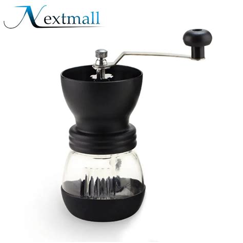 Nextmall Ceramic Coffee Grinder Washable Abs Ceramic Core Stainless