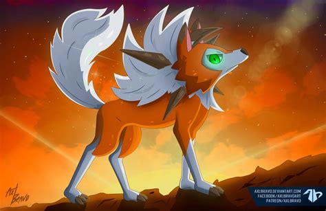 Lycanroc Dusk Form By Axlhearts On Deviantart