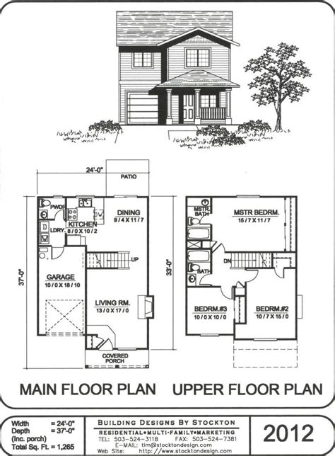 Two Story House Plans :: Stockton Design