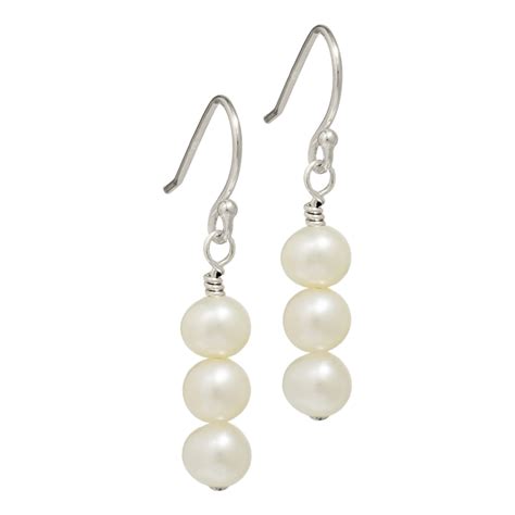 Biba And Rose Pearl Jewellery Freshwater Pearl Earrings