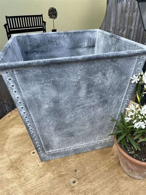 Galvanised Planters Zinc Planters