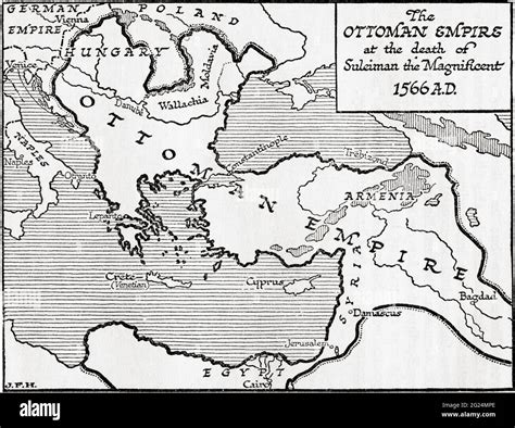 Ottoman empire map suleiman hi-res stock photography and images - Alamy