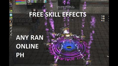 RAN ONLINE ARCHER SKILL EFFECTS RAN ONLINE SKILL EFFECTS YouTube