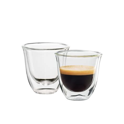 Delonghi Double Wall Espresso Glasses Ml Set Of Kitchenware Australia