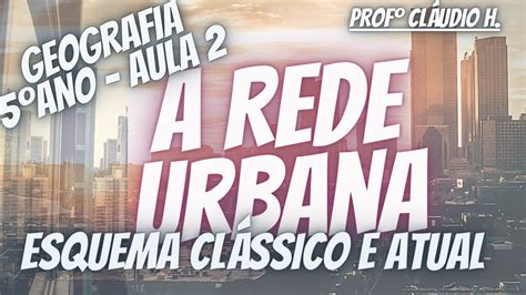 A Rede Urbana Aula 2 Esquema Clássico E Atual Da Rede Urbana