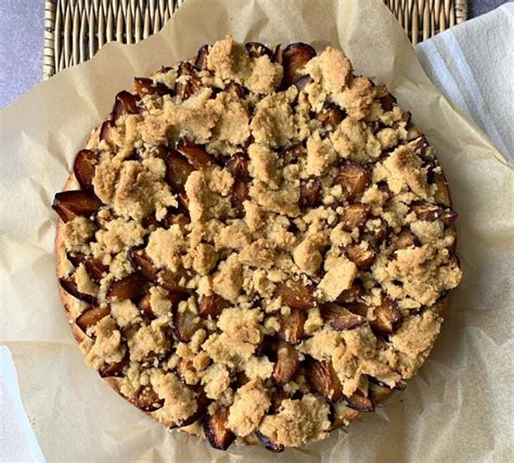 Klassiker Schneller Einfacher Streusel Pflaumenkuchen