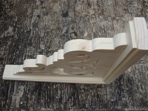 Кронштейн для полки из дерева в интернет-магазине Ярмарка Мастеров по ...