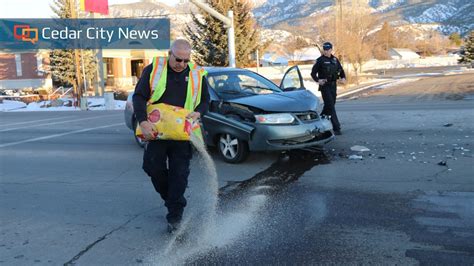 Woman Taken To Hospital Following T Bone Crash On Cedar Citys Main