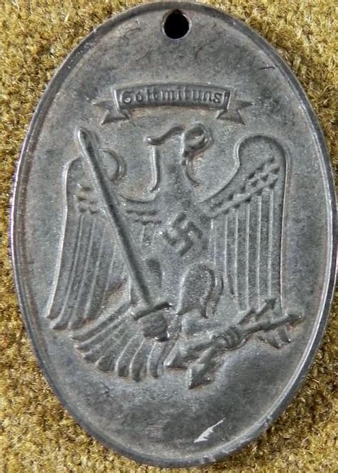 Nazi Repro Police Gestapo Badge German