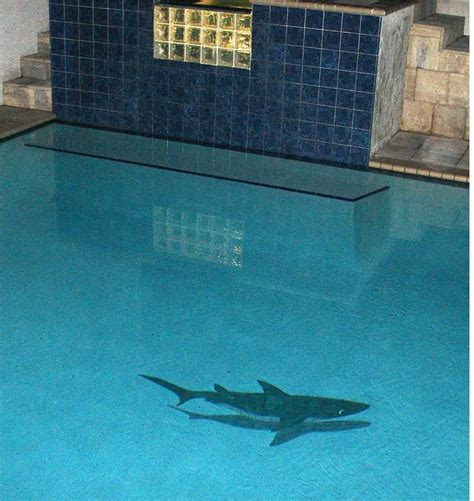 Custom Pool Tile Shark Ceramic Shadowed Shark Mosaic Mosaic Pool