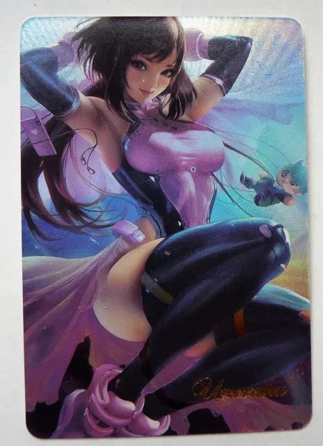 CARTE SEXY GIRL WAIFU BEAUTY MANGA MINT HOLO Ochako Uraraka Hero