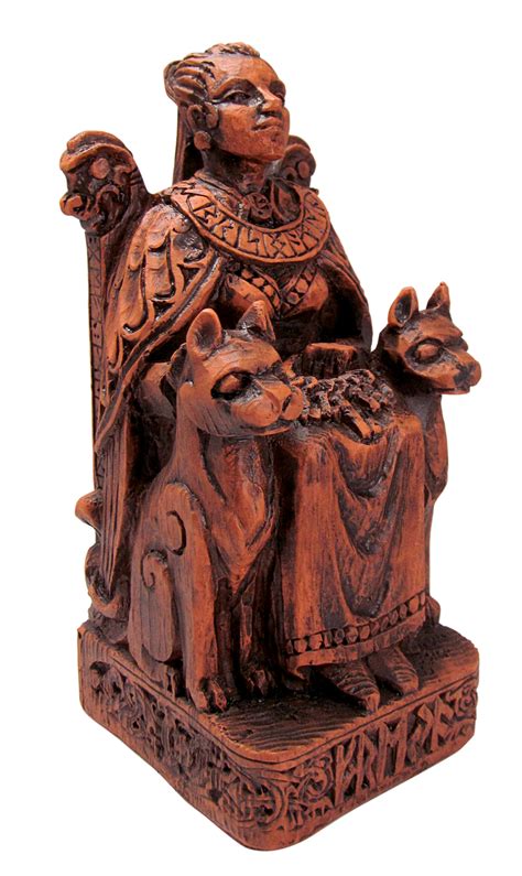 Seated Freya Statue