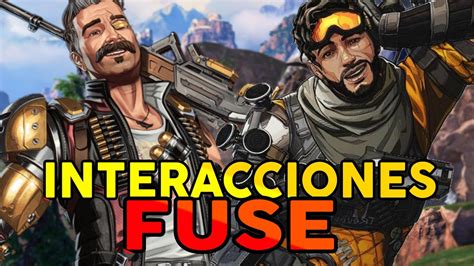 Nuevas Interacciones Fuse Con Todas Las Leyendas Apex Legends Youtube