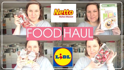 Food Haul Lidl Und Netto Schumsmaus Youtube