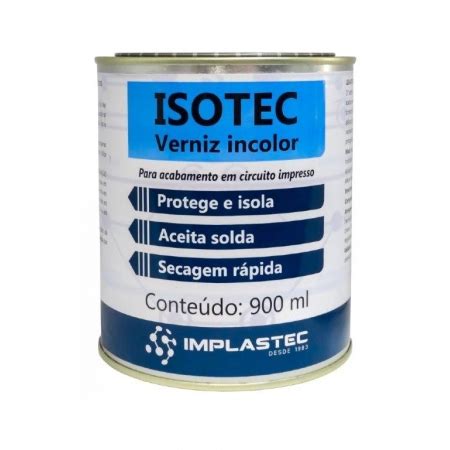 Verniz Isotec Aerossol Incolor Implastec 170g 300ml MRE Ferramentas