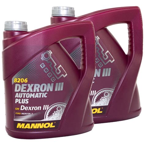 MANNOL Getriebeöl Dexron III Automatik Plus 2 X 4 Liter online im MVH