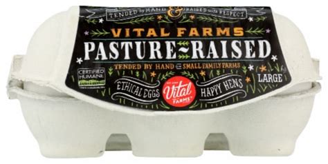 Vital Farms® Pasture Raised Large Brown Eggs 6 Ct Frys Food Stores