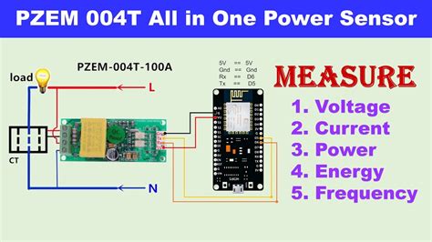 PZEM 004T NodeMCU NodeMCU Energy Consumption Monitoring Smart