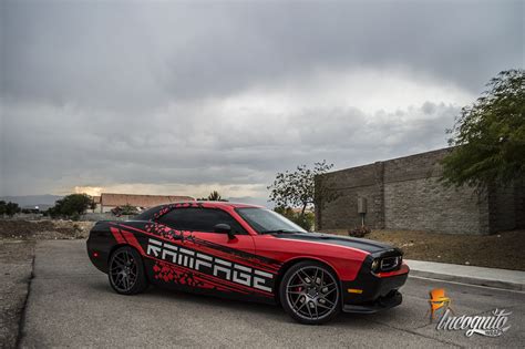 Dodge Challenger Srt8 Rampage — Incognito Wraps