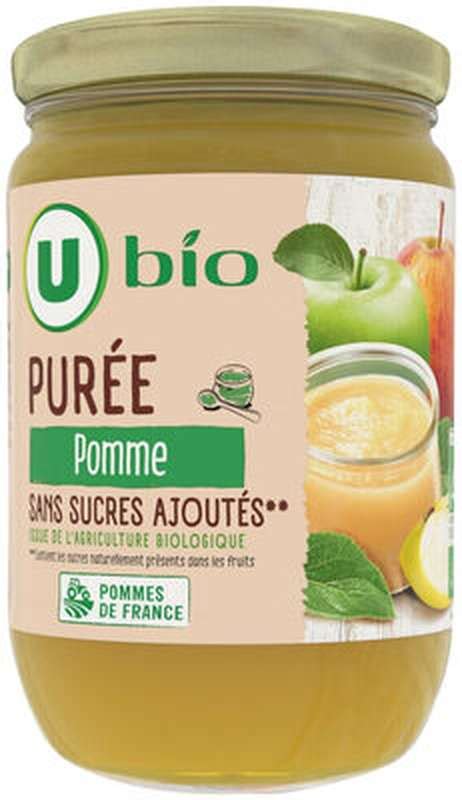 Purée de pommes sans sucres ajoutés BIO U 625 g La Belle Vie