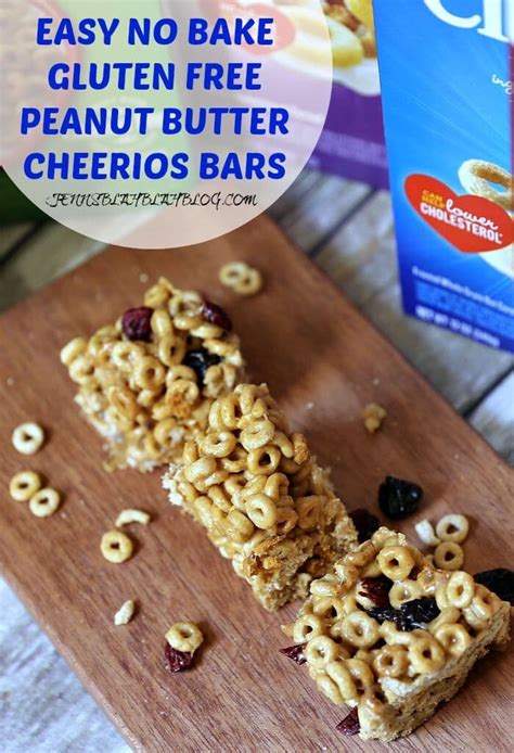 No Bake Gluten Free Peanut Butter Cheerios Cereal Bars