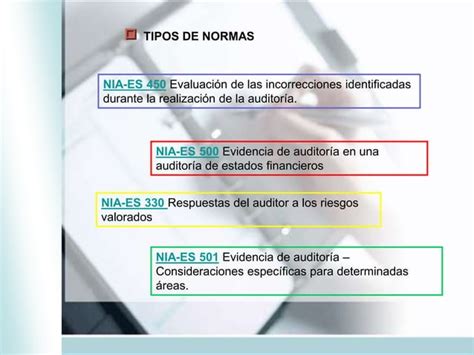 Normas Internacional De AuditorÍa Nia Ppt