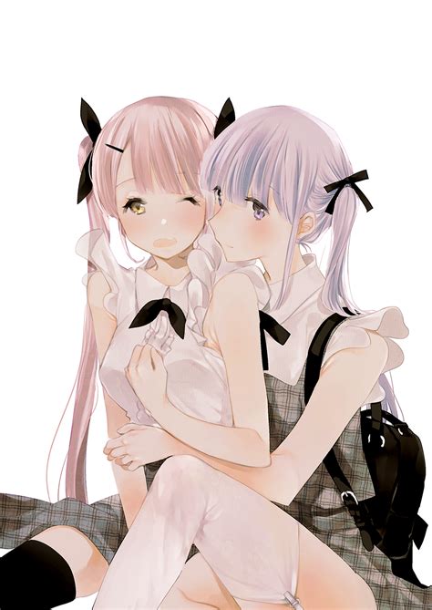 Anime Anime Girls Original Characters Twins Artwork Digital Art Fan Art ...