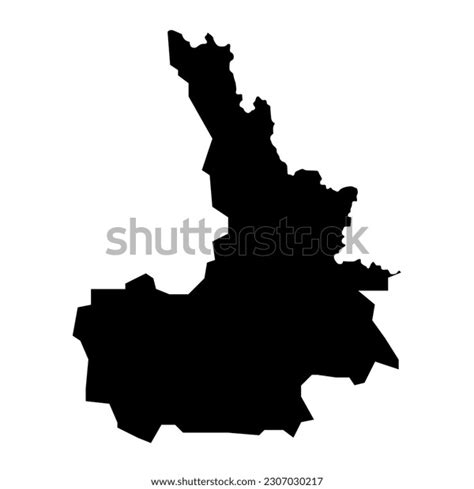 Pristina District Map Districts Kosovo Vector Stock Vector (Royalty ...