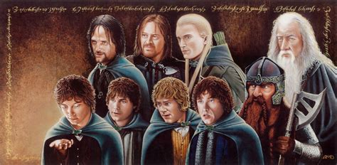 The Lord Of The Rings The Fellowship Of The Ring Poster By Adammcdaniel