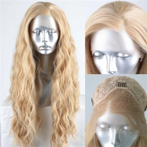 Aimeya Mix Blonde Spitze Front Per Cken F R Frauen Hitze Best Ndig