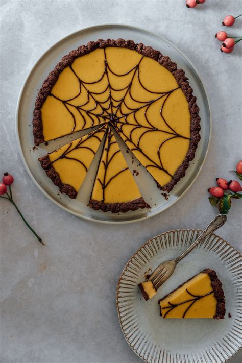 Der Beste Vegane K Rbis Pudding Kuchen Halloween Edition Annelina