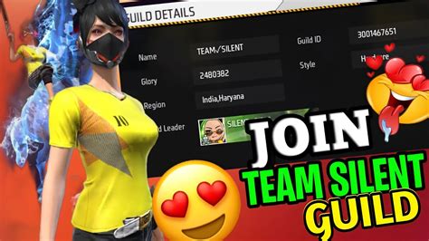 How To Join India S Best Guild In Free Fire No Requirements Join