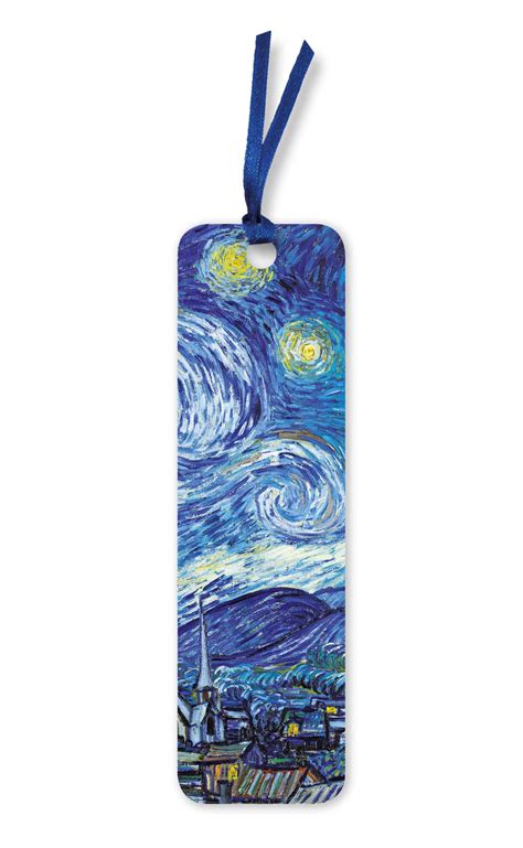 Vincent Van Gogh The Starry Night Bookmarks Pack Of 10 Book