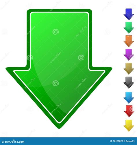 Simbolo della freccia immagine stock. Immagine di freccia - 18169823
