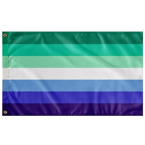 Vincian Gay Pride Wall Flag V2 Single Reverse Etsy