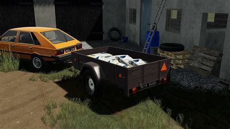 FS19 Old Lizard Car Trailer Pack 1 4 0 0 Farming Simulator 17 Mod