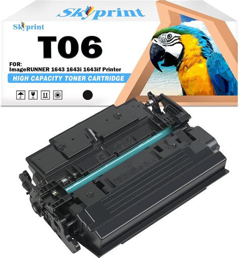 Amazon.com: T06 Black Toner Cartridge Replacement for Canon T06 Toner ...