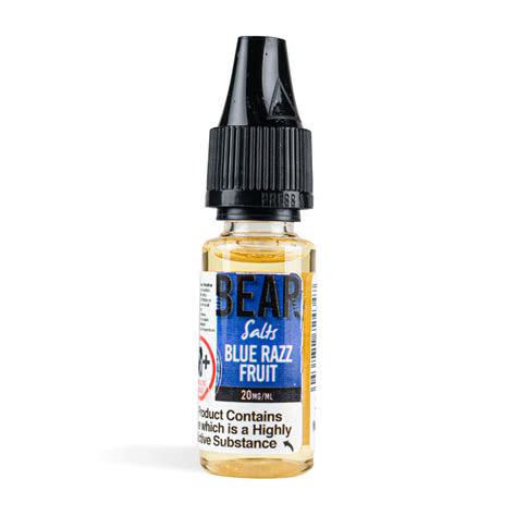 Blue Razz Fruits Nic Salt Bear Eco Vape Wholesale